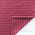 Breathable High Quality 95%Rayon 5%Spandex Stripes Pattern Single Jersey Knitted Shirt Fabric For Men Women Sportswear Fabric